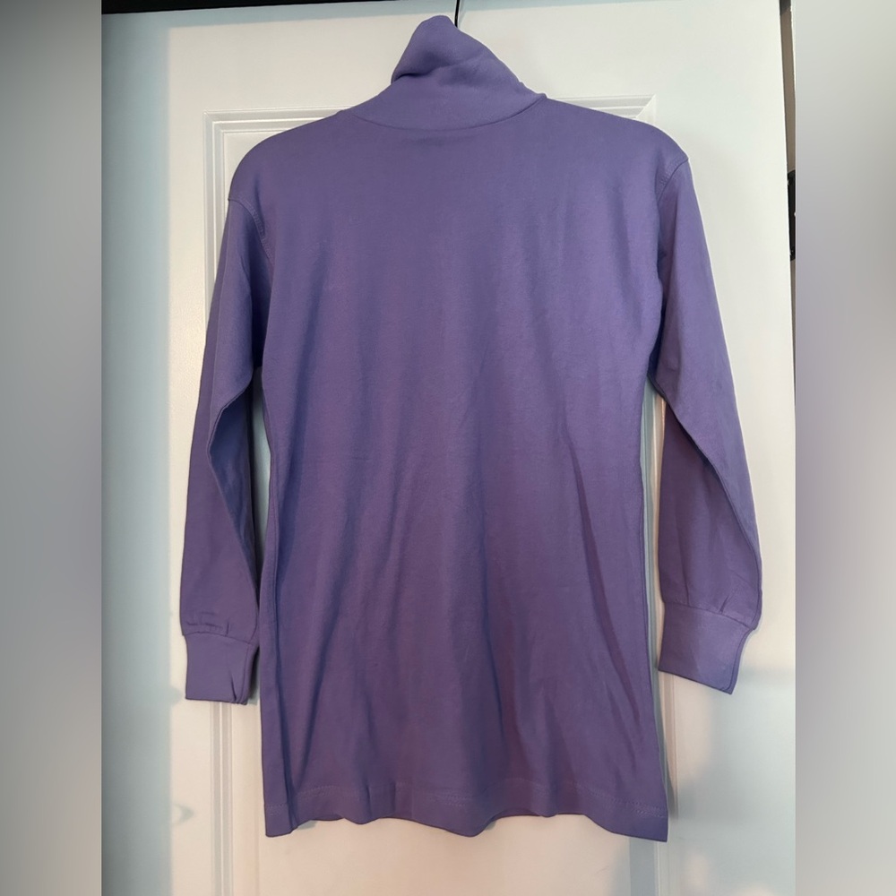 Purple Women's Turtleneck Top